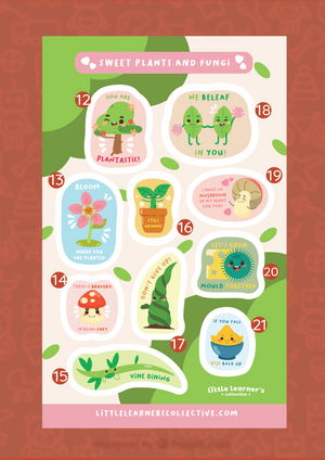 Build Your Own Sticker Sheet: Plant Sticker Pack Edition