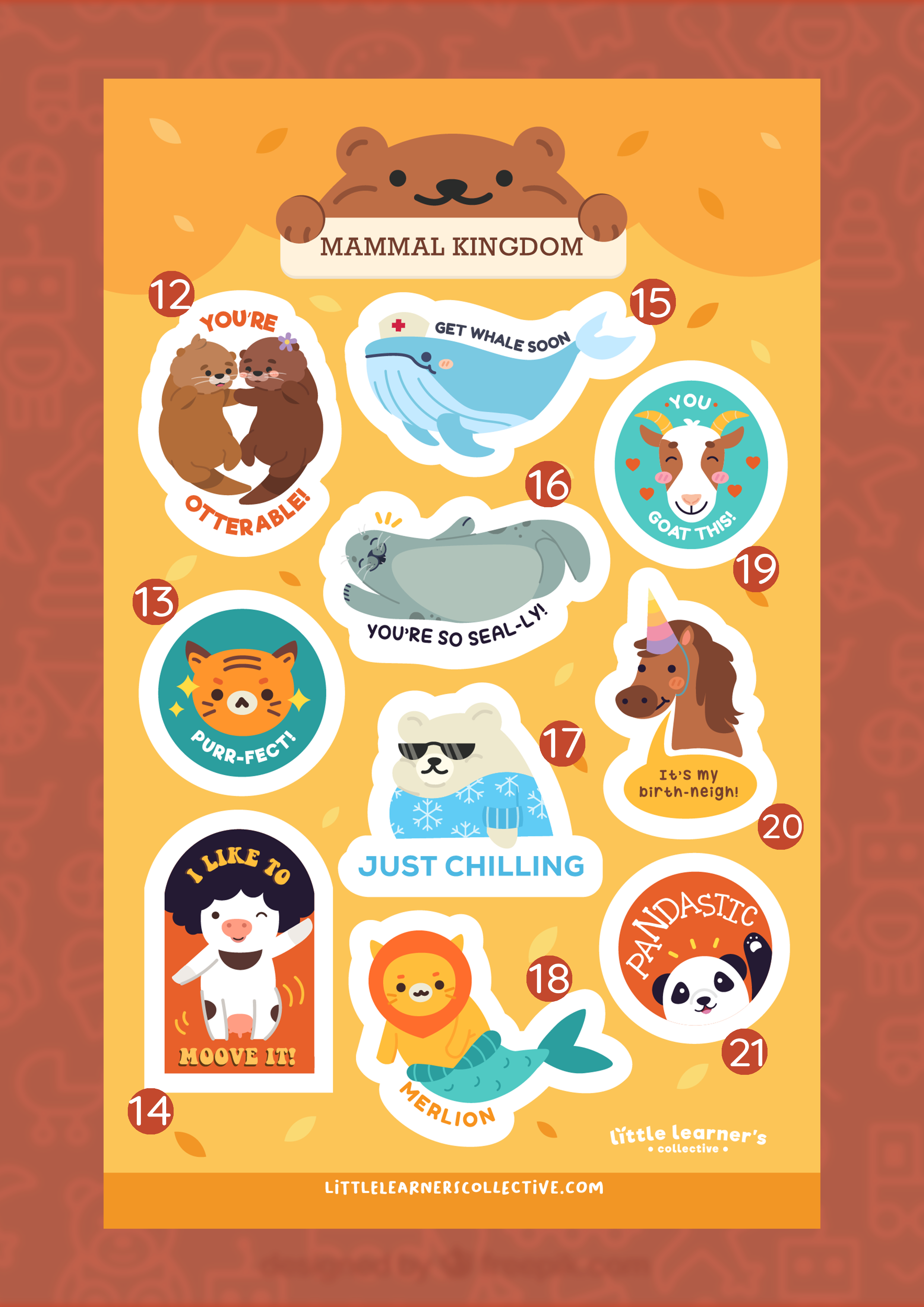 Build Your Own Sticker Sheet: Animal Kingdom Sticker Pack Edition