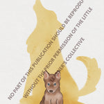 Animal Shadow: Wolf Nursery Poster