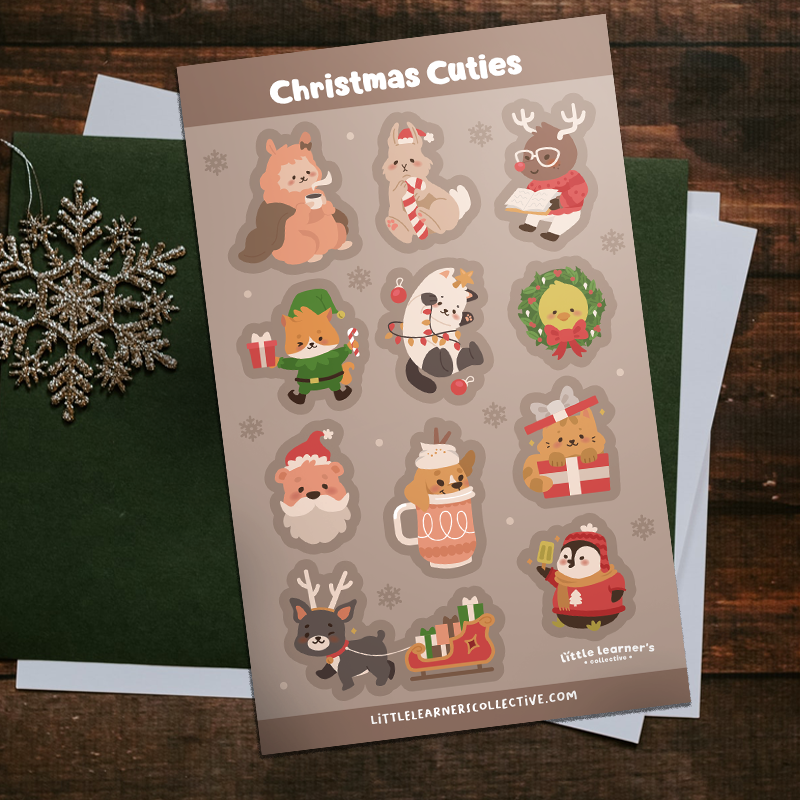 Christmas Cuties Sticker Sheet