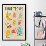 Fun Food: Fruit Troupe Nursery Poster