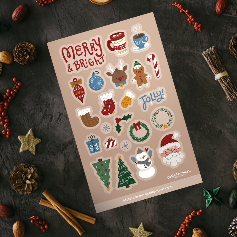 Merry & Bright Sticker Sheet