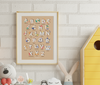 Object Alphabet Nursery Poster
