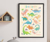 Dinosaurs Nursery Poster